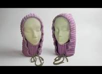 Capucha viral tapacuello/Crochet hoodie