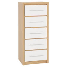Maybe you would like to learn more about one of these? Seville White 5 Drawer Narrow Chest Narrow Chest White Drawer Unit