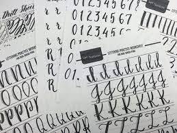 Dummies helps everyone be more knowledgeable and confident in applying what they know. Practicing Calligraphy Free Printable Brush Lettering Worksheets