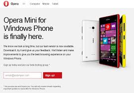 Download opera mini beta apk installer latest version 2021 in only three easy steps. Download Opera Mini Browser For Window Phone Automationever