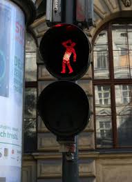 Traffic Light Art In Prague Light Art Traffic Light Street Art