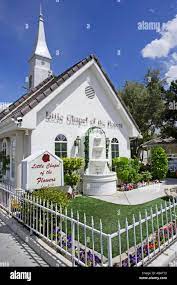 Las Vegas Little Chapel Of The Flowers Wedding Chapel Stock Photo Alamy