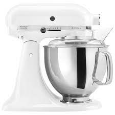 Stainless steel mixing bowl, this stand mixer can prepare dough for 6 dozen cookies in a single batch. Kitchenaid Artisan Tilt Head Stand Mixer 5qt 325 Watt White Best Buy Canada