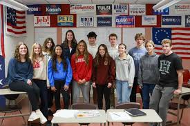 NHS students prepare for mock election