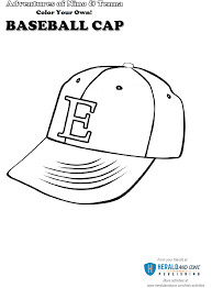 Baseball Cap Coloring Page E Spring Kids Activities Spring Kids Activities
