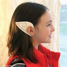 Diy Elf Ears Template And Svg File Elf Ears Elf Makeup Kids Makeup
