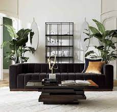 Modern Home Decor Ideas Cb2 Black Living Room Black And White Living Room Black Sofa Living Room