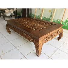 Rp (hubungi cs) detail beli. Meja Tamu Ketapang 120x80 Meja Lesehan Opium Jati Furniture Jepara Shopee Indonesia