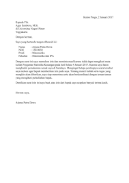 Contoh surat izin tidak kerja alasan sakit. Contoh Surat Izin Kuliah Pdf