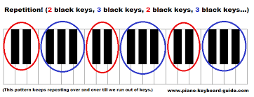 Piano Keyboard Diagram Keys With Notes