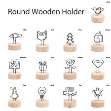 Check out our table number holders selection for the very best in unique or custom, handmade pieces from our party décor shops. Dedoot Wood Place Card Holders 6 Pcs Table Number Stands Paper Note Name Photo Message Folder
