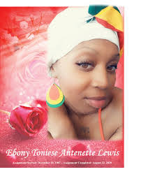 Ebony Lewis's Instagram, Twitter & Facebook