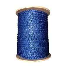 Stainless steel thimble for attachment to anchors or other devices. 12mm 8 Strand Nylon Anchor Rope Navy Colour Per Metre Smart Marine