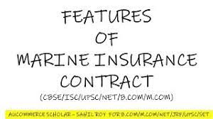 Marine insurance covers the loss or damage of ships, cargo, terminals, and any transport by which the property is transferred, acquired, or held between the points of origin and the final destination. Features Of Marine Insurance Contract Youtube
