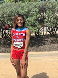 Following a 200m victory in ostrava this week on her european competitive debut, the world junior 100m and 200m record holder is now on uk shores for the first time as she prepares to compete at sunday's grand prix at the gateshead international stadium. Sha Carri Richardson On Twitter Last Texas Relays With A Cowboy Logo
