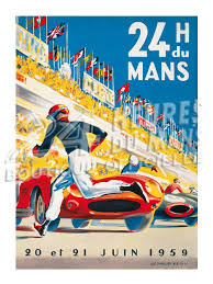 1959 Affiche 24 Heures Du Mans 1959 Jpg 1000 1332 Le Mans Illustration De Voiture Dessin Voiture