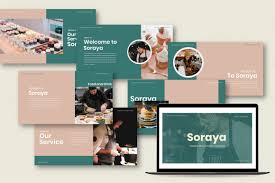 Download Soraya Creative Powerpoint Template In Presentation Templates On Yellow Images Creative Store PSD Mockup Templates
