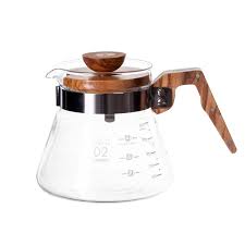 Hario Range Server Olive Wood Alternative Brewing Coffee Server Olive Wood Hario