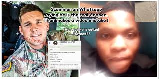 The site will be deleted after this tool is 100% effective. Scammer On Whatsapp Saying He Is The Real Cooper Then Makes A Video Mistake So He Confesses And Says He Is Calle Scammer Pictures Scammers Tamela Mann