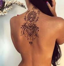 Tatuajes espalda baja mujer estrella de colores y inscripcion. Tatuajes En La Espalda Chicos Para Mujer Novocom Top