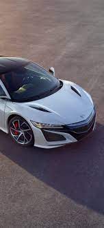 Iphone Wallpaper Honda Acura Nsx White Car Mclaren Honda Nsx 1242x2688 Wallpaper Teahub Io