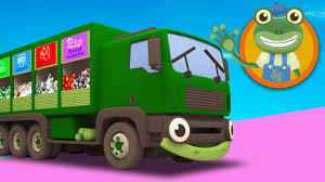 Rebecca The Recycling Truck Visits Gecko S Garage Vehicles For Kids Recycling Trucks Kids