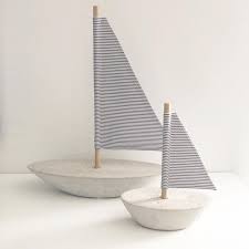 segelboote aus beton und stoff betondeko selbstgemacht selbstgenaht bastelnbeton https notes2 dogstyle gq p 236 bastelideen basteln mit beton basteln