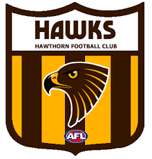 Brown And Yellow Scarf Football Team Logos Hawthorn Football Club Logos