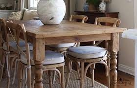 Add benches or chairs to create the look you want to achieve. Breakfast Area Refresh And My New Farmhouse Table