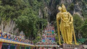 Just north of kuala lumpur is the impressive towering limestone cave, famously known as 'batu caves'. Batu Caves A Trip From Kuala Lumpur