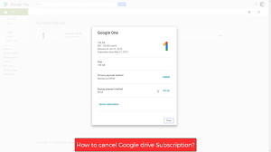 In the google play app, tap the hamburger menu in the top left corner next to the search bar. How To Cancel Google Drive Subscription Youtube