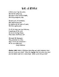 Emily Dickinson Explains Metaphors Poetry Comics Activities Included Dickinson Poems Metaphor Emily Dickinson