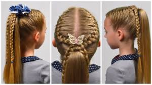 Hair should not disturb the child in the classroom, at recess or gym class, especially if they are long. 2 Quick And Easy Braided Hairstyles Back To School Little Girls Hairstyles 87 Lgh Youtube