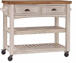 Kitchen island on casters industrial kitchen island farmhouse kitchen island kitchen islands industrial table industrial furniture moveable kitchen island mobile kitchen island modern industrial. Eleanor Two Tone Rolling Kitchen Island Storables