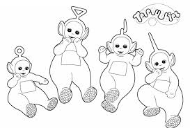 Teletubbies Coloring Pages And Pictures Toddlers Love Print Color Craft Coloring Pages Teletubbies Color Crafts