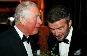 David Beckham exchanges beekeeping tips with The King