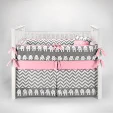 Chevron print baby bedding has become quite popular for both a boy or girls nursery. Elephant Chevron Crib Bedding Shop Clothing Shoes Online
