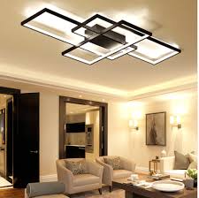 Neo gleam modern led pendant lights for dining room kitchen room matte black or white finish żyrandol pendant lamp fixture. Modern Rectangular Aluminum Led Ceiling Light Living Room Lighting Ceiling Light Design Ceiling Lamp Black