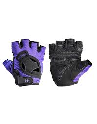 Womens Flexfit Gloves Colour Black Violet