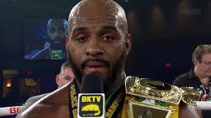 El Bandido -Elvin Leon Brito- wins fight of the night and the inaugural  Bare Knuckle Fighting Championship and Police Gazette Boxing Corporation  165 pound championships! Shout out to Planet Hank for the