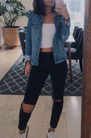 Womens Black And Blue Denim Jacket Oversized Light Washed Ripped Denim Jacket Womens Denim Jacket Light Oversized Ripped Washed Womens In 2020 Oversized Denim Jacket Ripped Denim