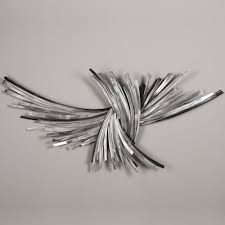 Black And Silver Metal Wall Decor Infinity Silver Wall Sculpture Silver Wall Decor Silver Wall Art Silver Metal Wall Art