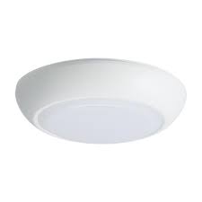 Ceiling flush mount lights can be great to be used with bulbs such as incandescent lights, compact fluorescents (cfl), led lights. Halo Cld 7 In White Selectable Integrated Led Flush Mount Ceiling Light Cld7089swhr The Home Depot