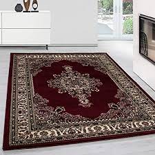 Handgeknüpfte teppiche mit traditionellen orientmuster, moderne teppiche von sky carpet. Amazon De Teppich Orientteppich Klassische Optik Orientalisch Traditional Medaillion Rot Masse 160 Cm X 230 Cm