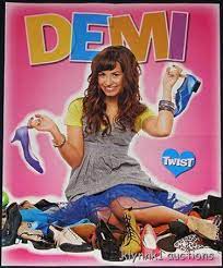 Demi Lovato 2 Posters Centerfold Lot 1556a Ashley Tisdale Camp Rock On Back Demi Lovato Albums Demi Lovato Demi