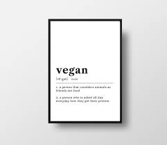 Vegan Funny Dictionary Definition Printable Vegans Funny Etsy Word Definitions Chandler Quotes Dictionary Definitions