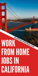 Big List Of Companies With Work From Home Jobs In California Work From Home Jobs Home Jobs Legitimate Work From Home