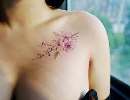 Are there breast tattoos for men or women? Cherry Blossom Chest Tattoo