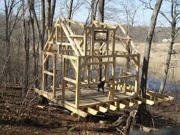 Beam Fram House Styles Beams Cabin