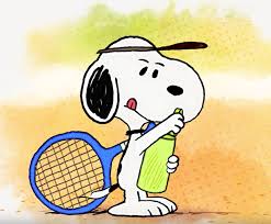 Collectpeanuts Com On Facebook Snoopy Gears Up For A Tennis Game Will He Be Able To Win Against Woodstock Find Out In This Video Https Yo Sammlung Bilder
